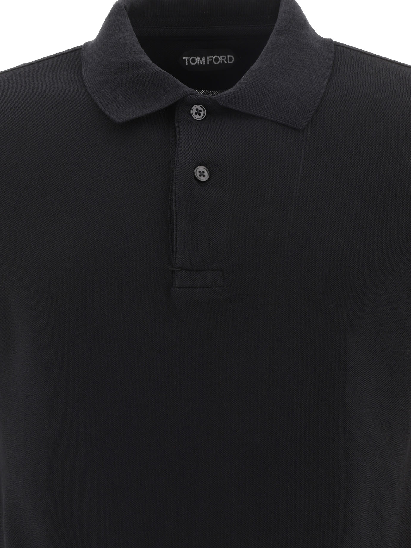 TOM FORD Black   Tennis polo shirt